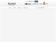 Tablet Screenshot of accutechsecurity.com